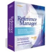 Reference Manager 11 Single User For Win2K-Xp