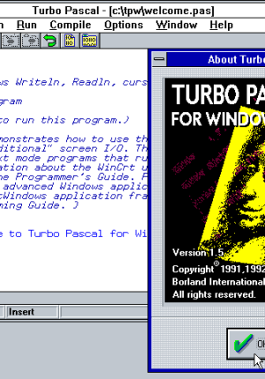 Turbo Pascal V1.5 Win Full