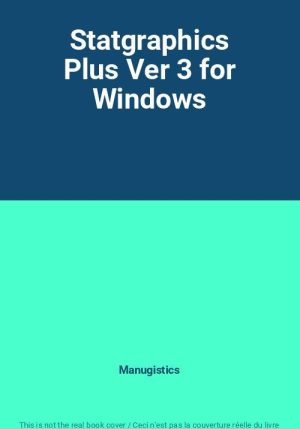 STATGRAPHICS PLUS 3.0