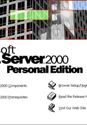 SQl server 2000 personal edition