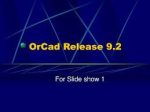 Orcad 9.2 Complete Suite