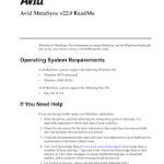Avid Metasync Manager Publisher v22.0