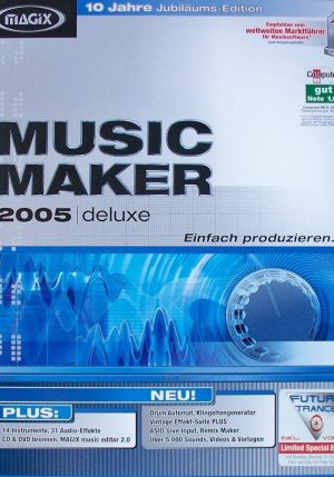 MAGIX MUSIC STUDIO DELUXE 2005