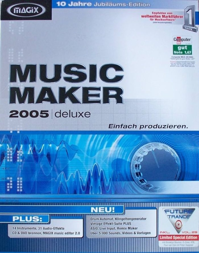 MAGIX MUSIC STUDIO DELUXE 2005