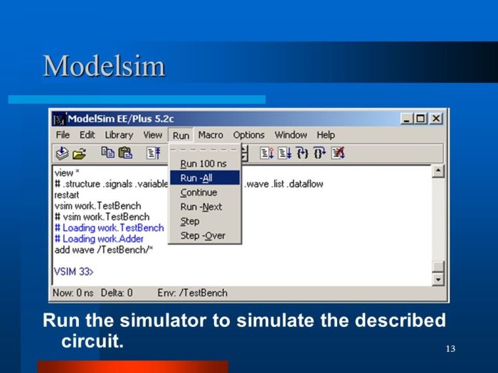 Modelsim 5.2C