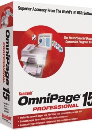 ScanSoft OmniPage15 Professional