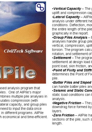civiltech allpile V6.2E
