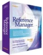 Reference Manager 11 Single User For Win2K-Xp