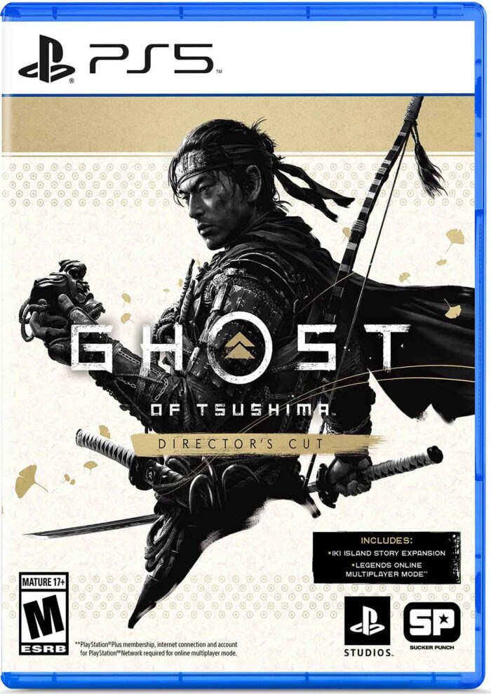 کاور و جلد بازی Ghost of tsushima پلی استیشن 5