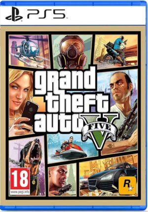 عکس روی جلد Cover بازی GTA V