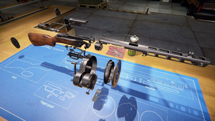 صحنه ای از محیط بازی Gunsmith Simulator