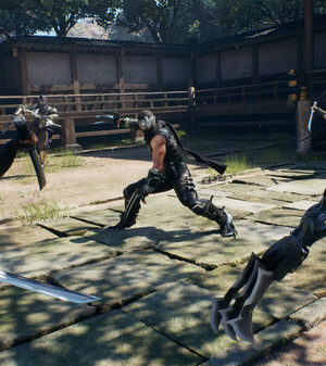 صحنه ای از بازی Ninja gaiden 2