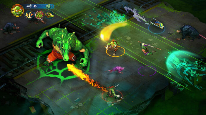 صحنه های بازی Teenage Mutant Ninja Turtles: Splintered Fate