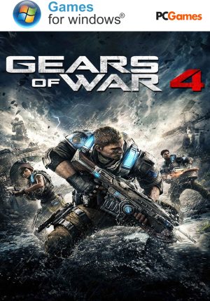 Gears of War 4 dvd cover case pc game tehrancdshop.com تهران سی دی شاپ